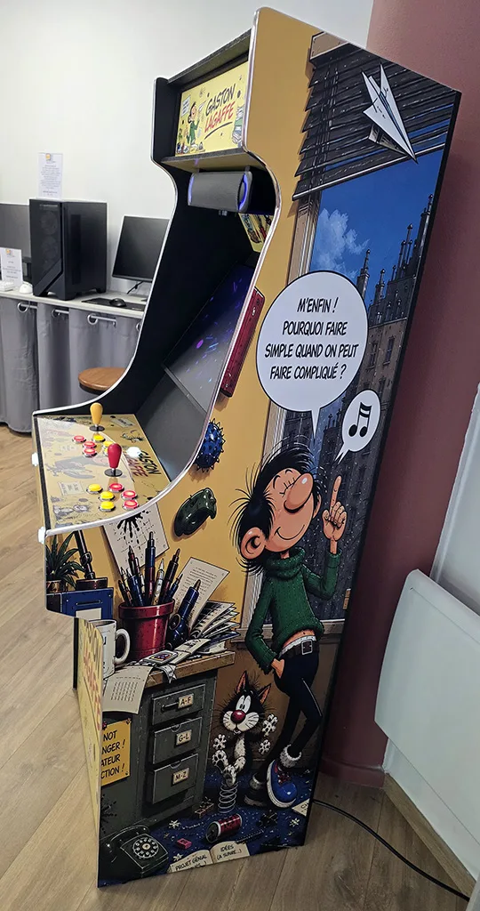 Borne arcade Gaston Lagaffe