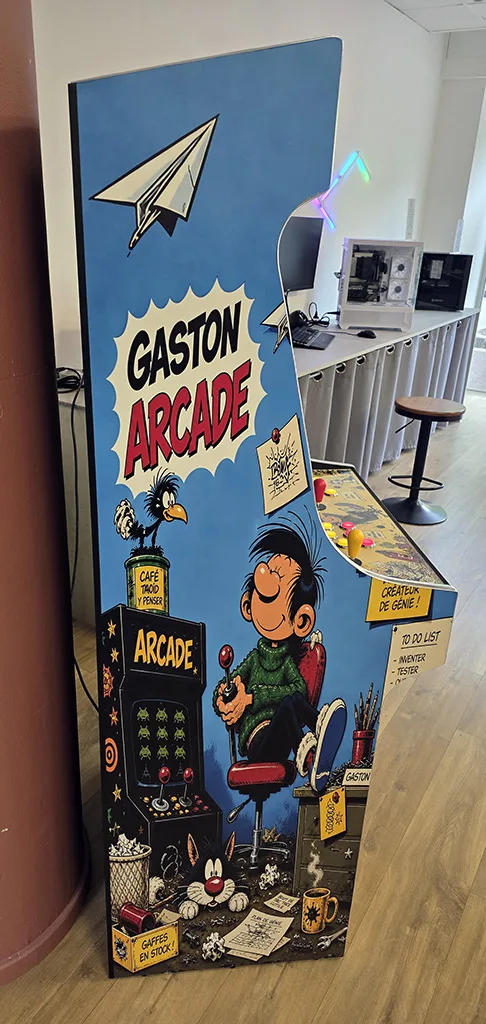 Borne arcade Gaston Lagaffe